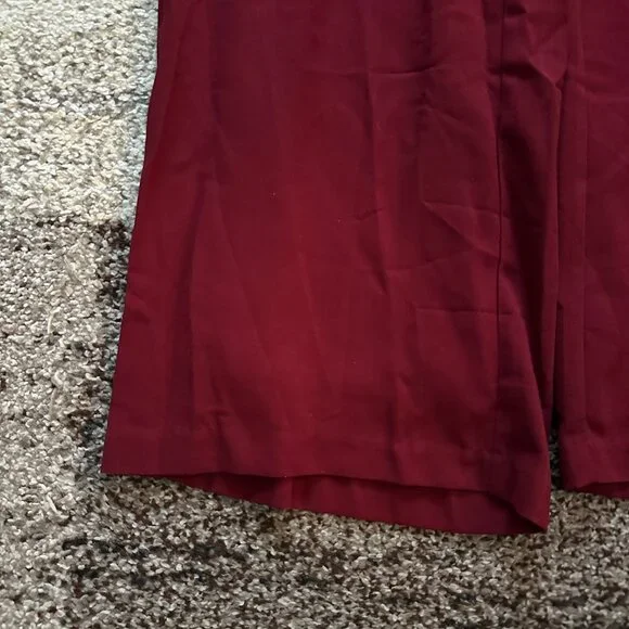 LULUS (XL) Burgundy Kiska Jumpsuit Dressy Red Lace V-Neck Surplice Sleeveless - Picture 4 of 16